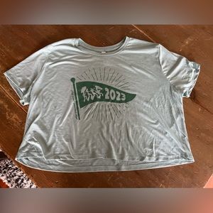 NWOT 2023 JazzFest Cropped T-Shirt.